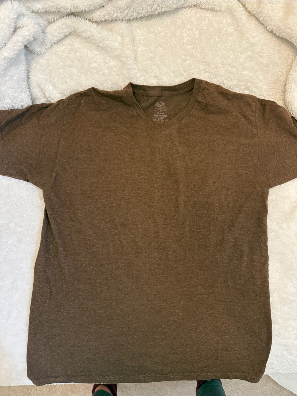 5 for $10 NWOT Men's V-Neck Short Sleeve Shirt - Brown